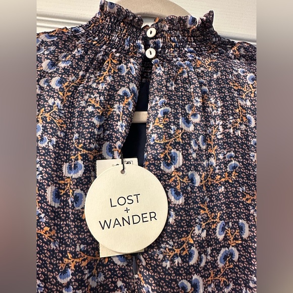 Lost + Wander Women's Water Lily Mini Dress Size XS - Picture 5 of 7